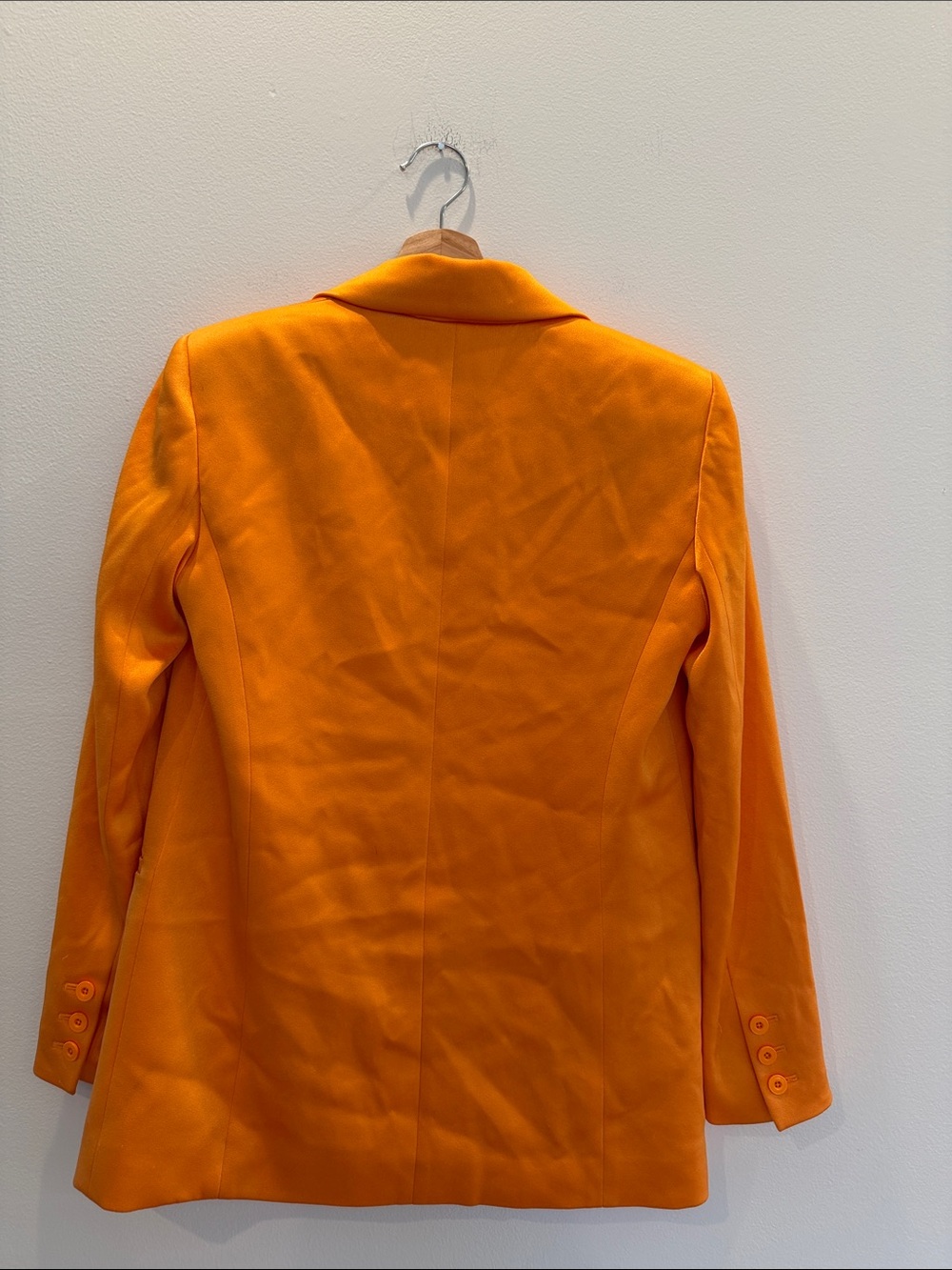 Alice + Olivia Orange Single-Button Blazer | Size 2 - Picture 5 of 14